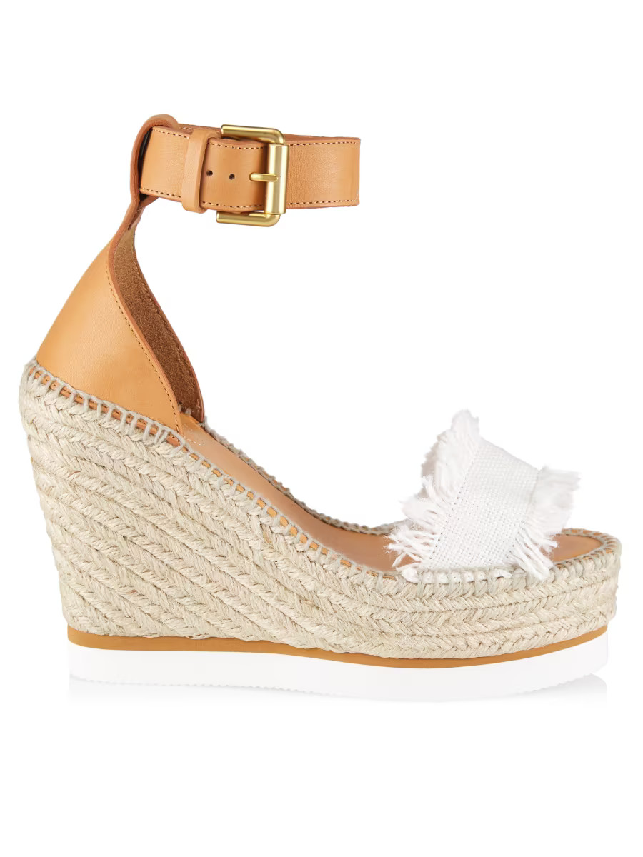 Glyn Canvas Espadrille Wedges | Saks Fifth Avenue