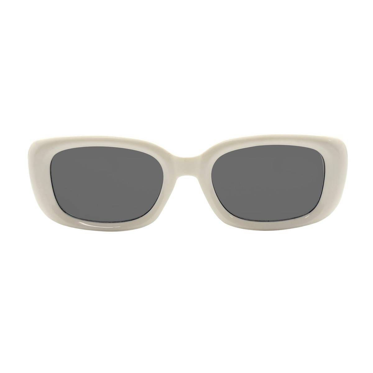 Women's Mid Size Plastic Rectangle Sunglasses - Wild Fable™ Ivory | Target