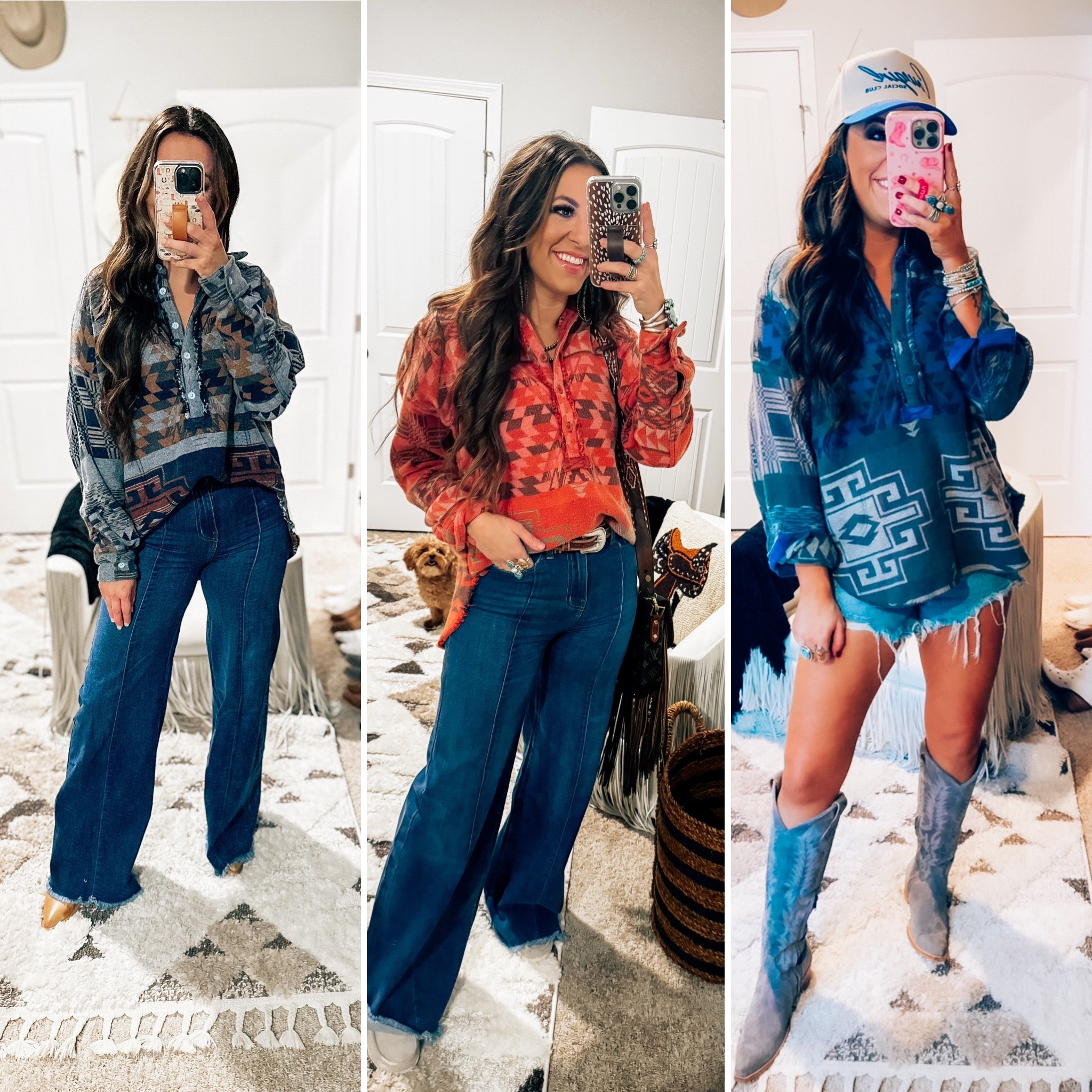 Free people pullover in 3 colors wearing a small inthe sweater and styled it 3 different ways 

#LTKFindsUnder50 #LTKFindsUnder100 #LTKStyleTip