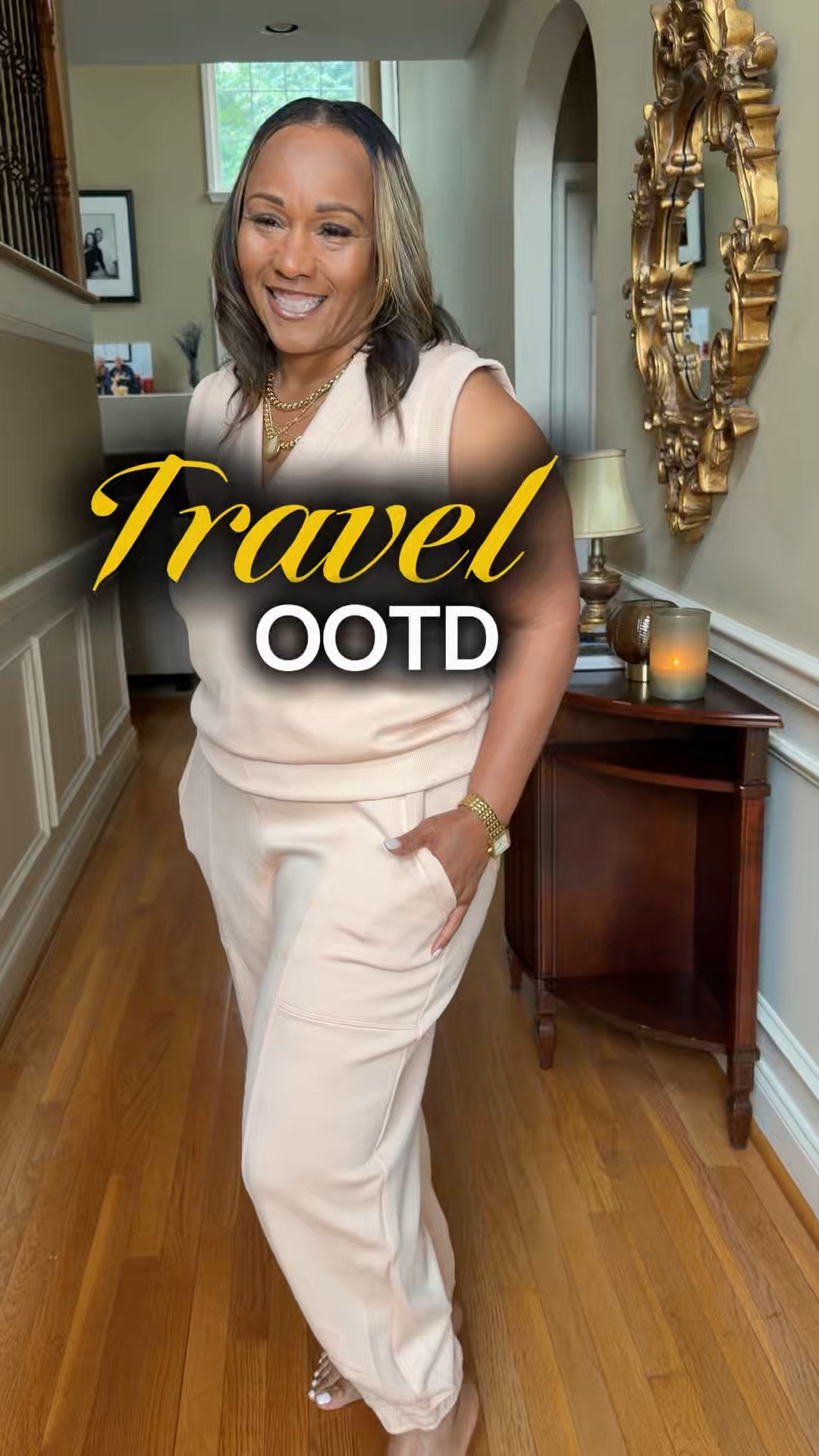 Airport-to-resort perfection! This neutral 2-piece set is lightweight, flattering, and wrinkle-friendly—making it a travel must-have. 

The relaxed fit skims the body without clinging, while the jogger silhouette works beautifully on midsize, curvy, pear, and apple body types.

 #TravelStyle #AirportOutfit #VacationOutfit #NeutralStyle

#LTKootd #LTKTravel