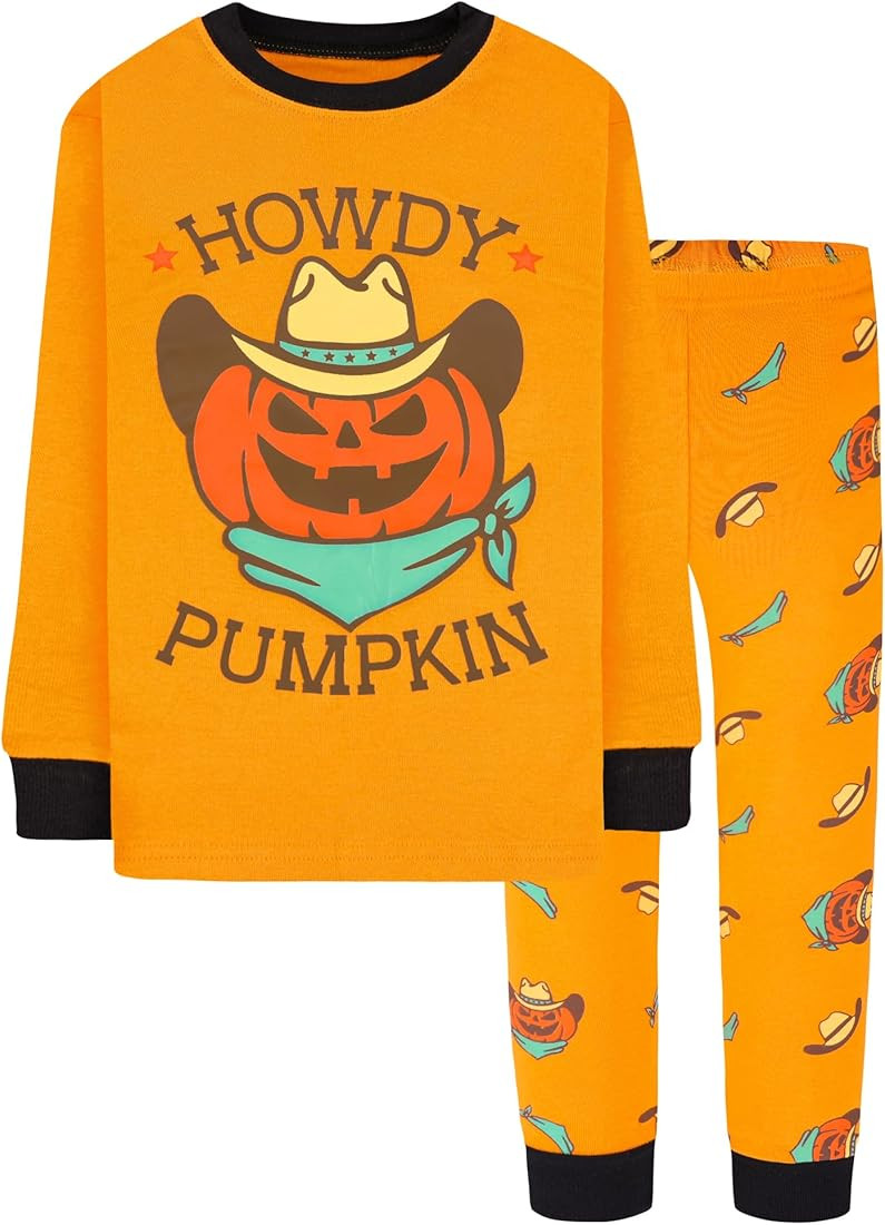 DAUGHTER QUEEN Boys Pajamas 4 Pieces Long Set 100% Cotton Sleepwear Size 18 Months-12 Years | Amazon (US)