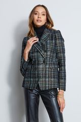 Metallic Double Breasted Blazer | Elie Tahari