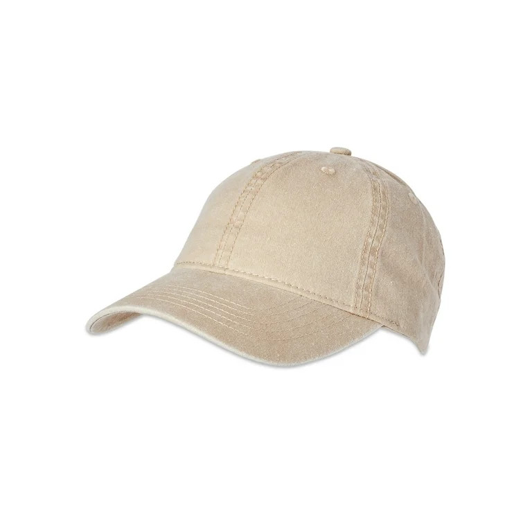 Time and Tru Women's Washed Cotton Twill Baseball Hat | Walmart (US)
