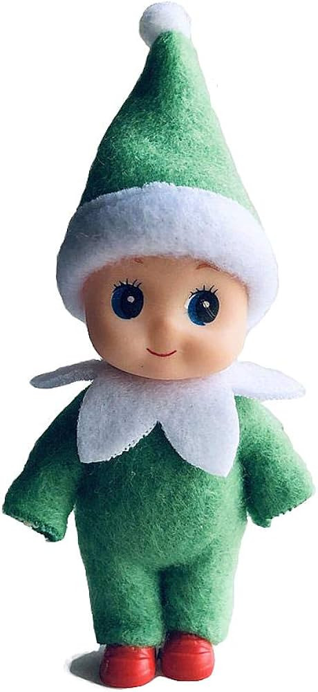 WULEEUPER Tiny Baby Elf Doll | Christmas Miniature Elf Decoration | Newborn Gift | Baby Grow Elf ... | Amazon (US)