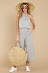 Click for more info about No Hesitations Light Grey Jumpsuit