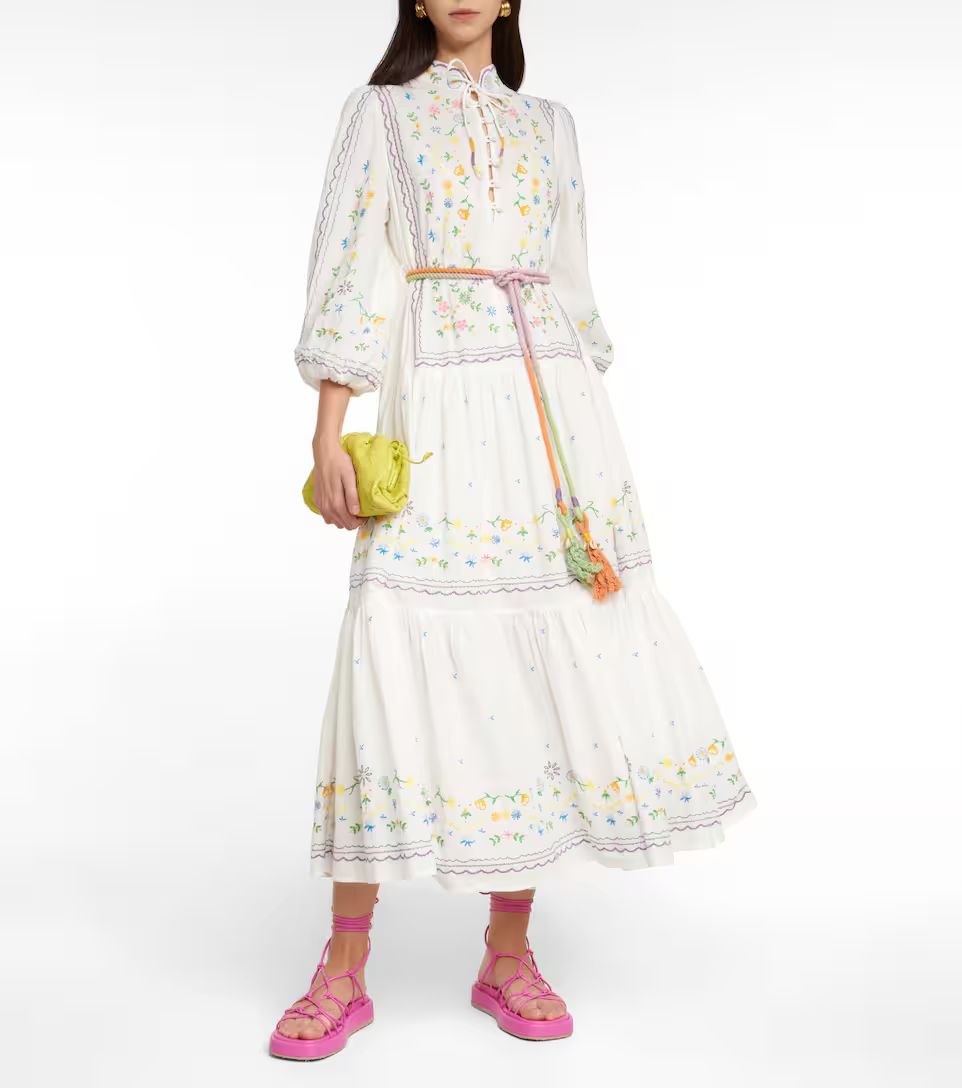 Juniper embroidered cotton midi dress | Mytheresa (US/CA)