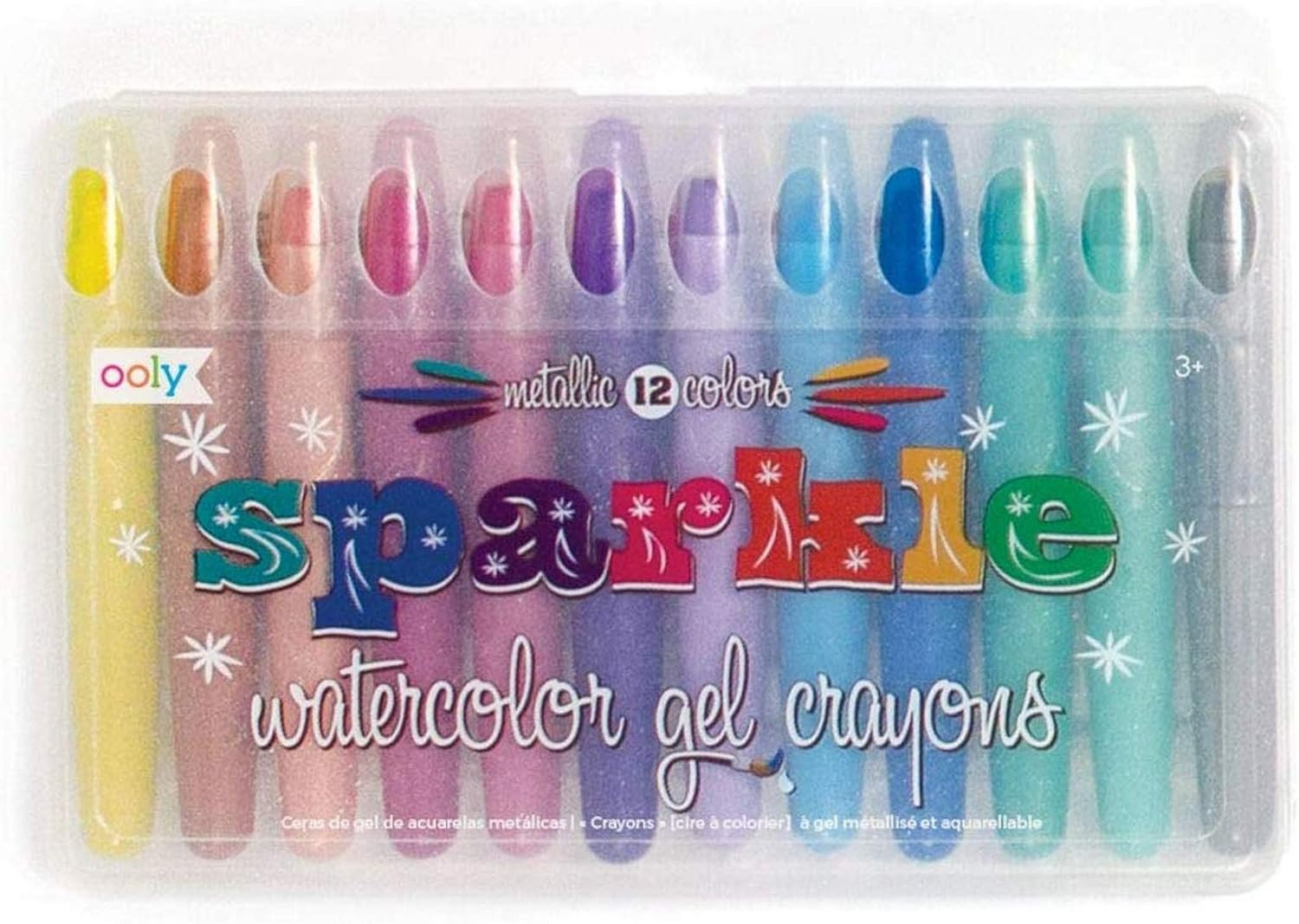 OOLY, Rainbow Sparkle Metallic Watercolor Gel, Art Supplies - Set of 12 | Amazon (US)