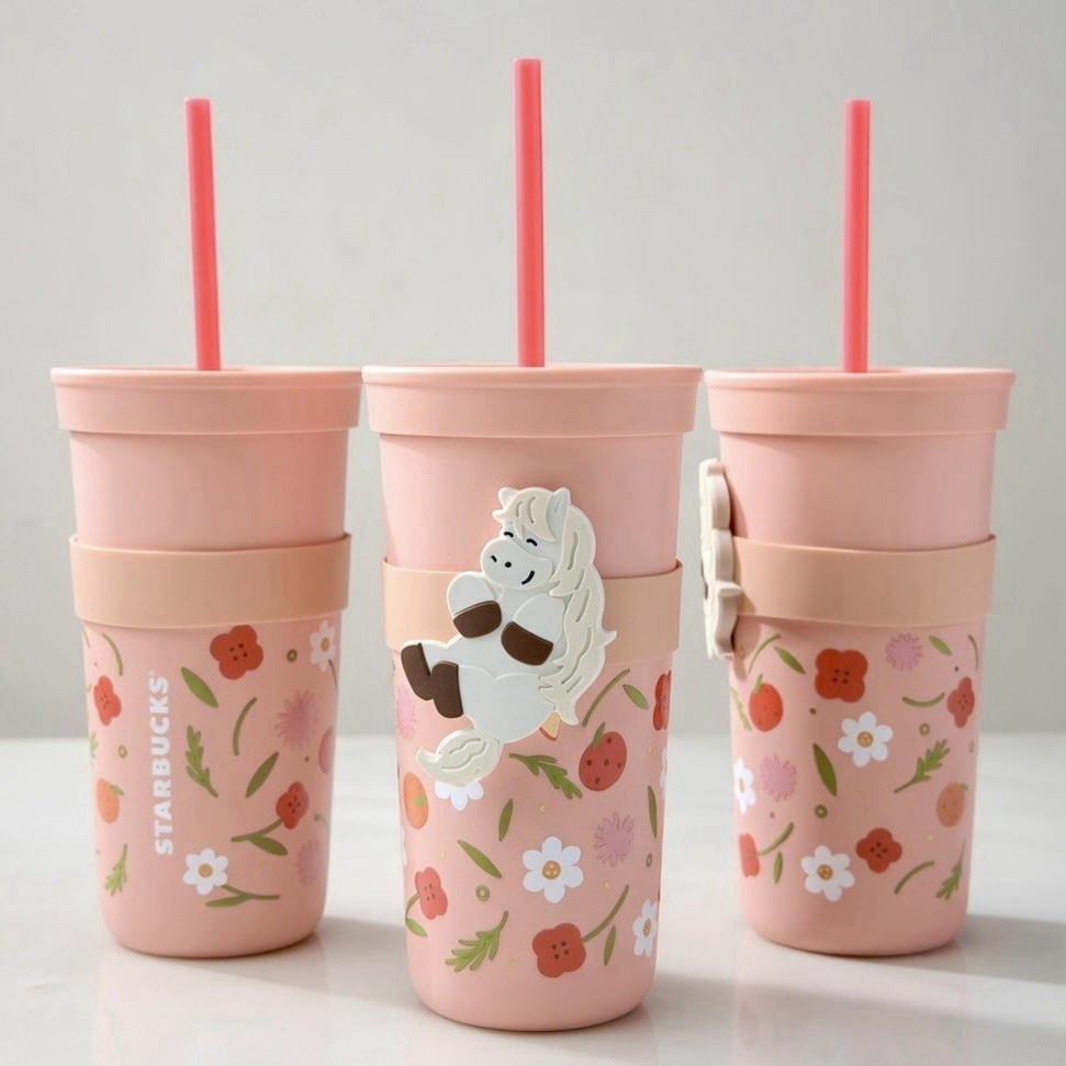 Starbucks Lunar New Year 2026 Year Of The Horse Cold Cup Tumbler W/Straw 20oz 🌸 | eBay US