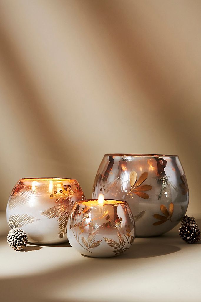 Hollen Glass Candle | Anthropologie (US)