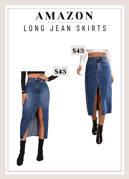 Amazon long jean skirt amazon long drnim skirt maxi denim skirt maxi jean skirt 

#LTKunder50 #LTKunder100