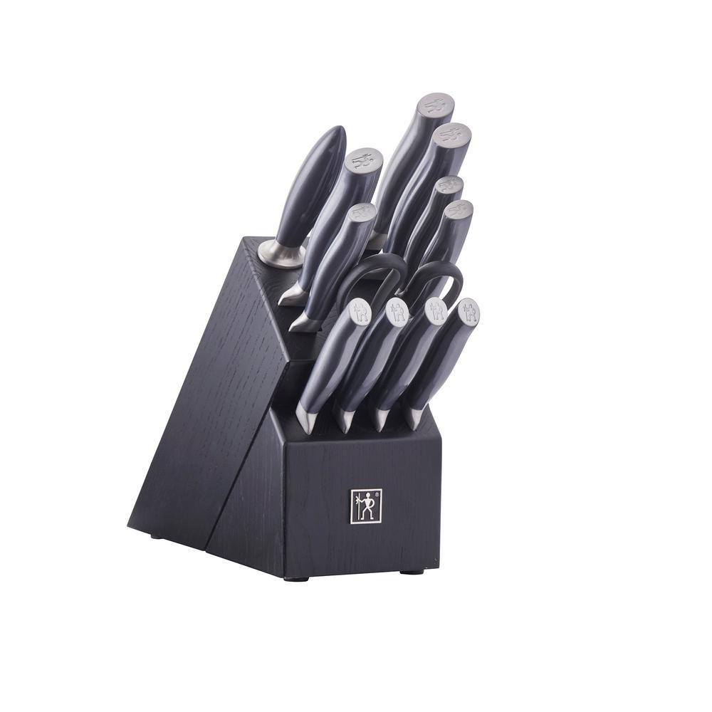 Henckels Graphite 13-Piece Knife Block Set | The Home Depot