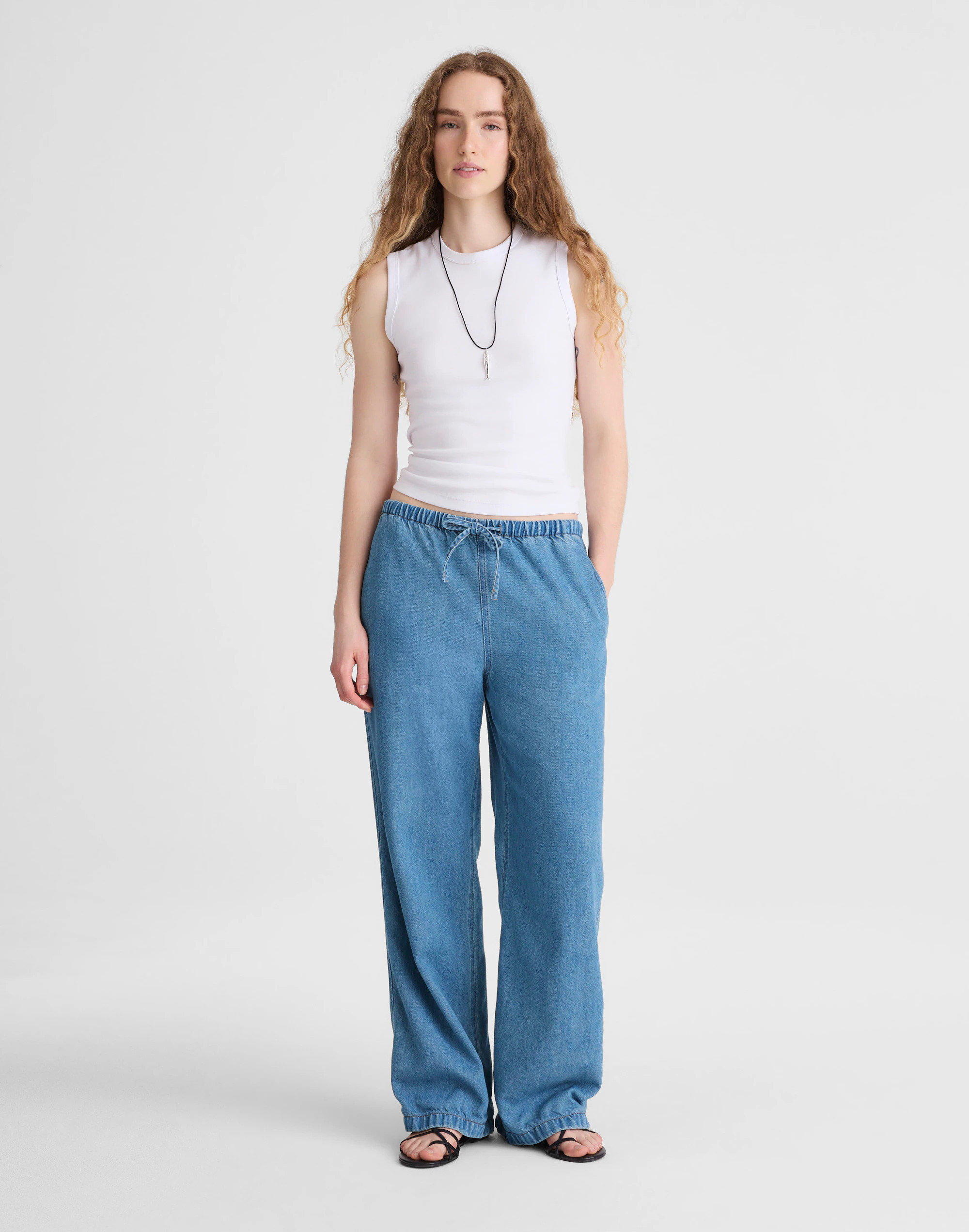 Pull-On Jeans in Airy Denim | Madewell