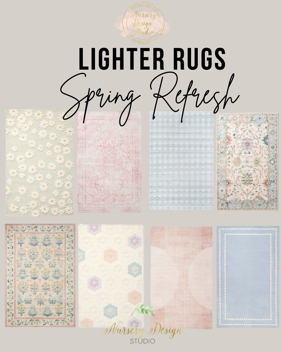 Light nursery rugs | spring nursery decor | pastel area rugs | floral nursery rug | soft blue nursery rug ideas



#LTKSaleAlert #LTKHome #LTKSpringSale