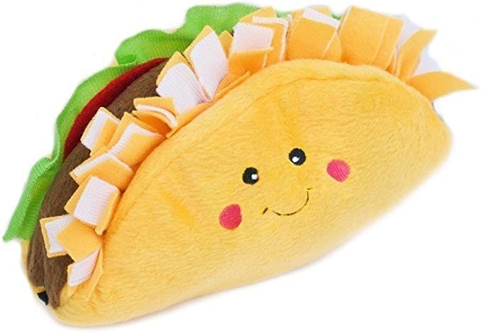 ZippyPaws NomNomz Plush Squeaker Dog Toy The Foodie Pup | Amazon (US)