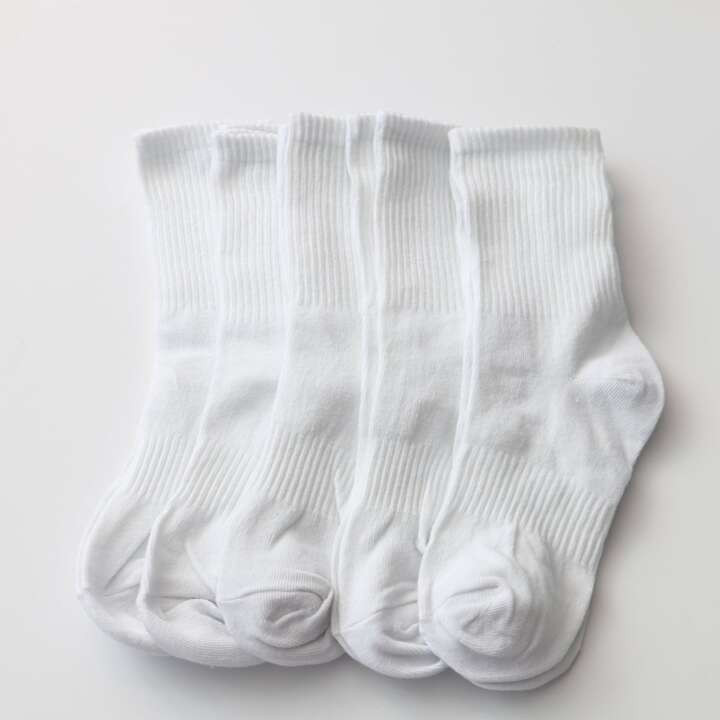 5 Pairs/pack Solid Color Compression Outdoor Cycling Athletic Socks | SHEIN