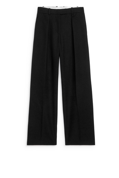 High-Waist Pleated Trousers | Arket UK