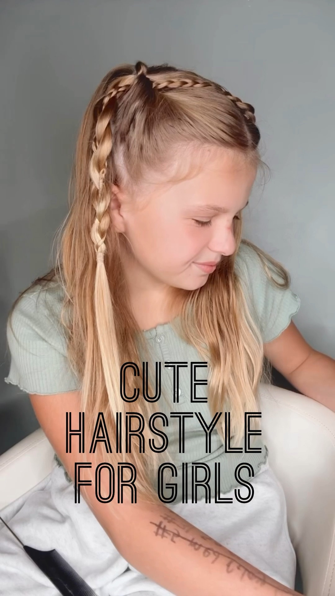 CUTE HALF UP HAIRSTYLE 🩷 Here’s a pretty and cute one to try! Sharing my fave hair products! Follow us for daily hairstyles! ✨🫶🏻

#LTKKids