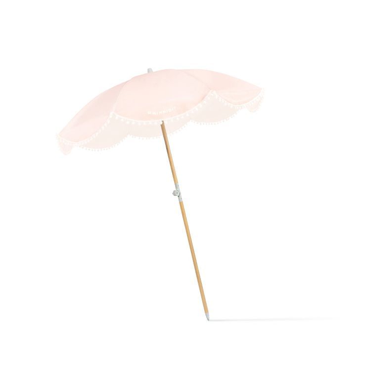 MINNIDIP 7' x 6.5' Beach Umbrella - Blush | Target