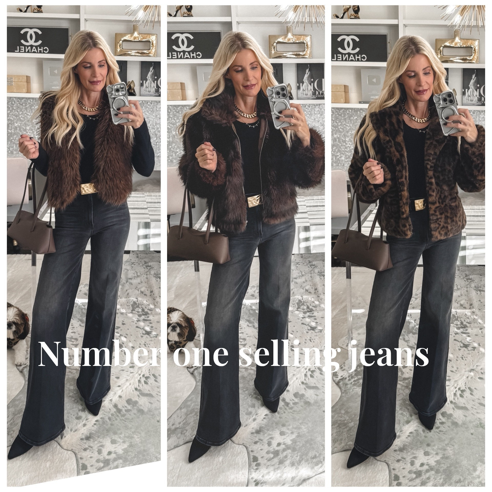 3 Fabulous ways to wear the # 1 BEST SELLING JEANS on soheather.com!

These high-waisted, wide-leg jeans have the perfect faded black wash and give that effortless legs-for-days effect while still feeling incredibly comfortable. They’re one of those rare denim pairs that truly live up to the hype and work with everything from faux fur to everyday knits. Everything runs true to size—I’m wearing an XS in all the jackets and a 24 in the denim. 

 

#LTKootd #LTKSeasonal #LTKOver40