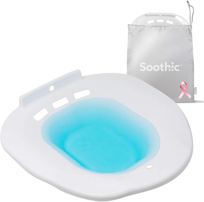 Soothic Sitz Bath for Toilet Seat, Postpartum, Hemorrhoid Treatment, Yoni Steam Kit, Postpartum E... | Amazon (US)