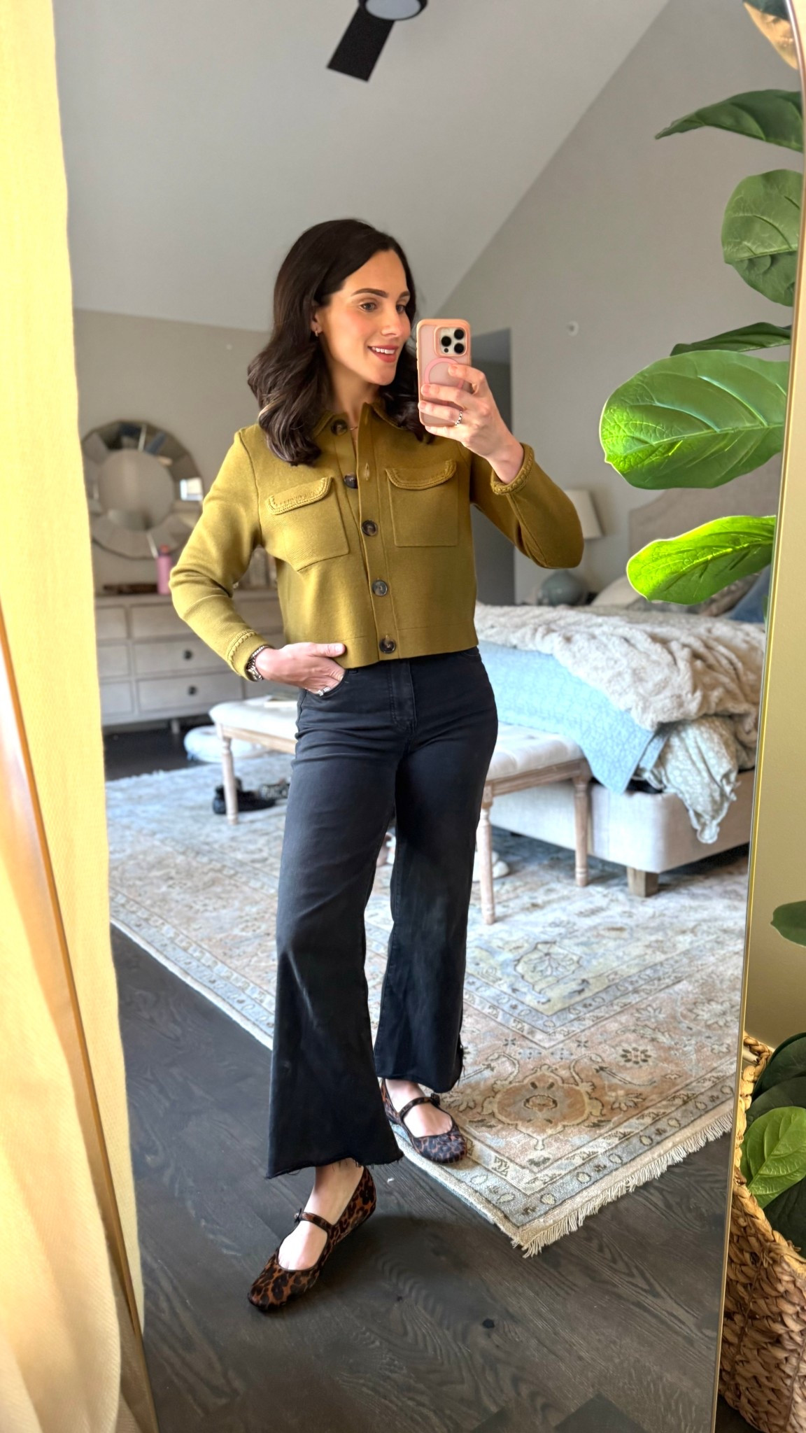 Sezane Betty cardigan makes for an easy, polished look