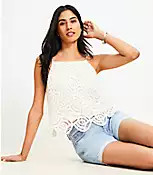 Crochet Lace Tank Top | LOFT