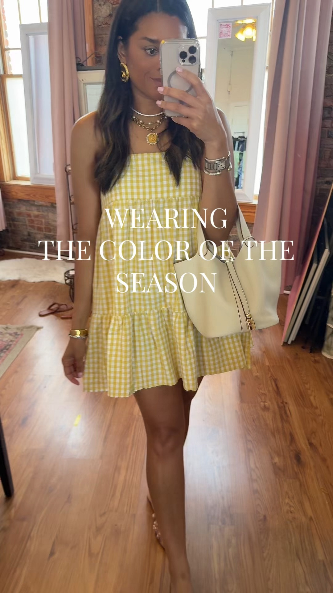 Loving gingham and yellow together! I’m size 12 wearing a size Large!

#LTKOver40 #LTKFindsUnder50 #LTKMidsize