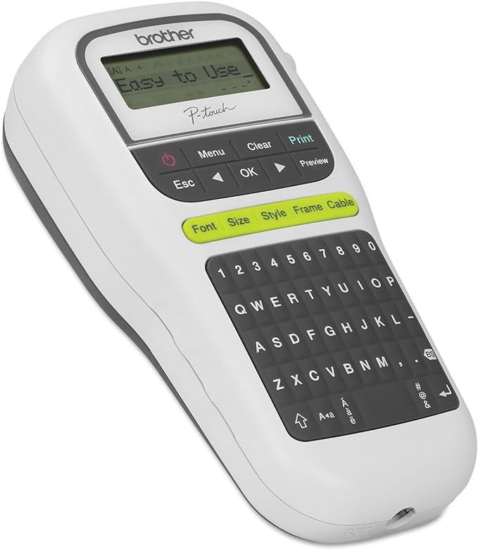 Brother P-Touch, PTH110, Easy Portable Label Maker, Lightweight, QWERTY Keyboard, One-Touch Keys,... | Amazon (US)