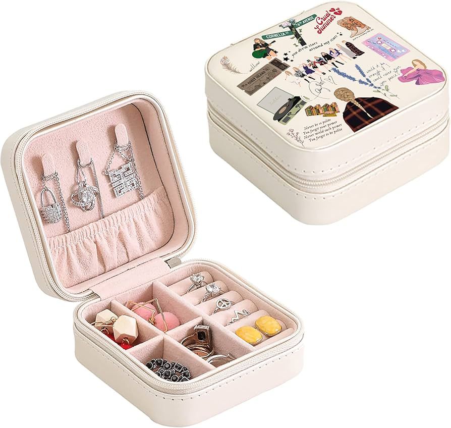 Tderloi Singer Jewelry Box,Small jewelry Case, Merch Gifts for Fans Music Lover Merchandise Organize | Amazon (US)