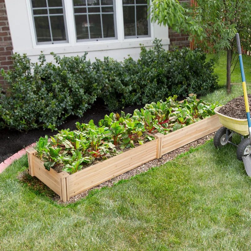Arlmont & Co. Cisbrough Multi-sized Fir Wood Planter Box for Yard & Reviews | Wayfair | Wayfair North America
