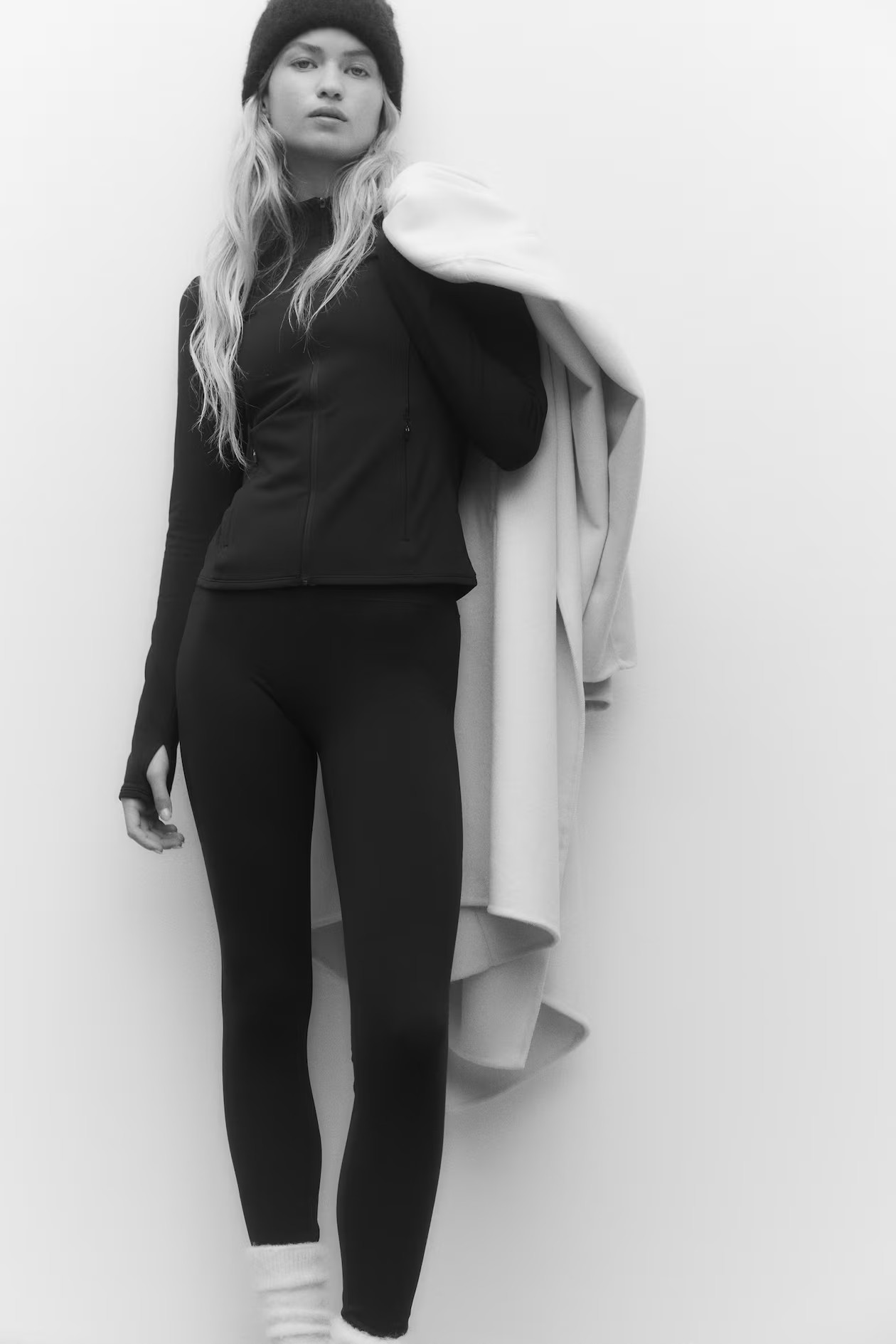 Sports fleece jacket with SoftMove™ | H&M (UK, MY, IN, SG, PH, TW, HK)