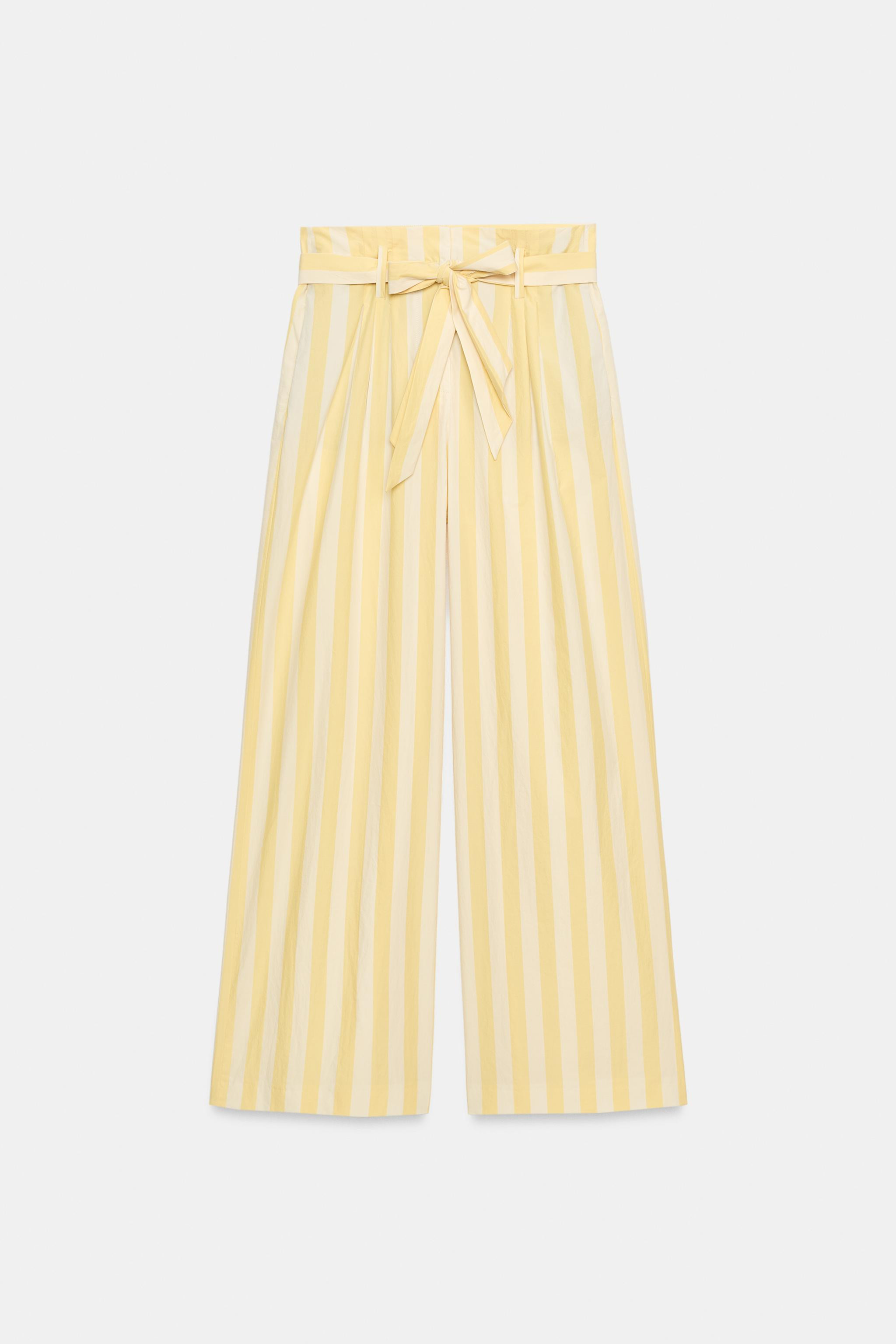 ZW COLLECTION STRIPED PAJAMA PANTS | Zara US