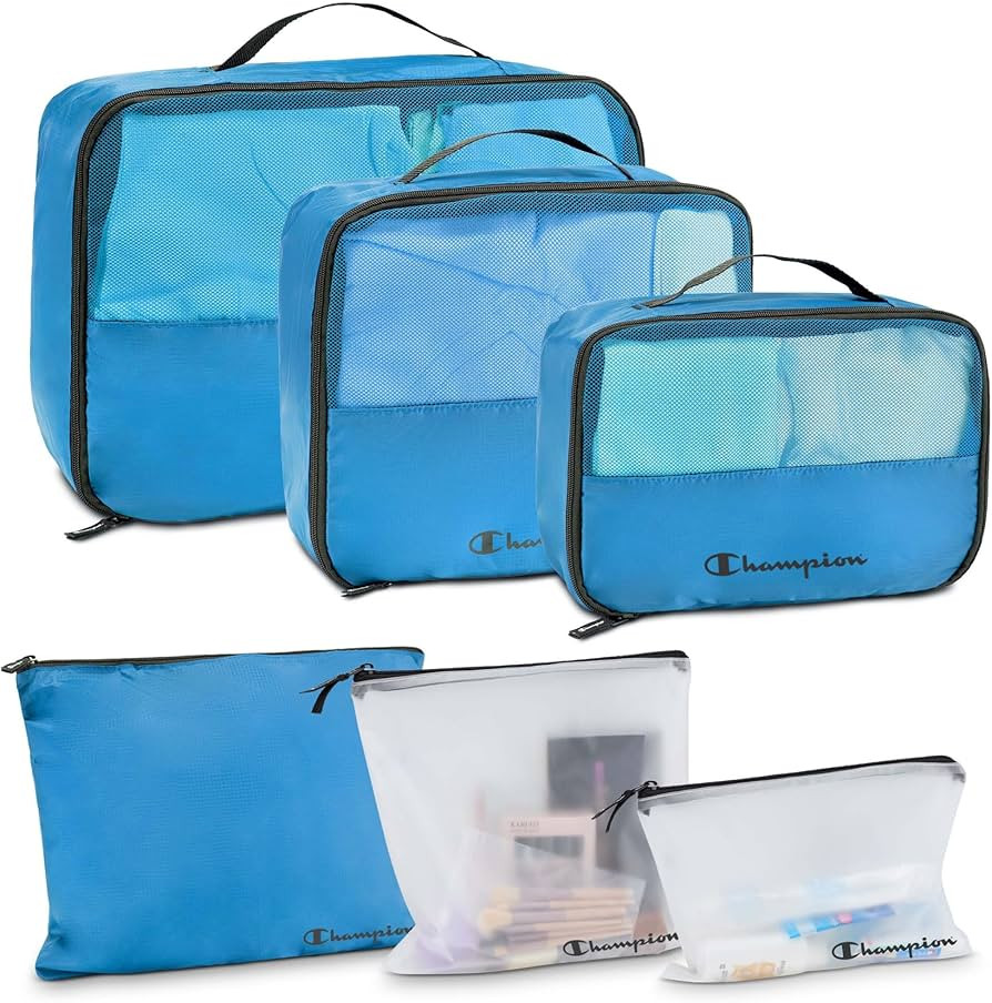 Champion Packing Cubes for Travel \u2013 6 pc Packing Cubes Set for Suitcases, Space-Saving Packi... | Amazon (US)