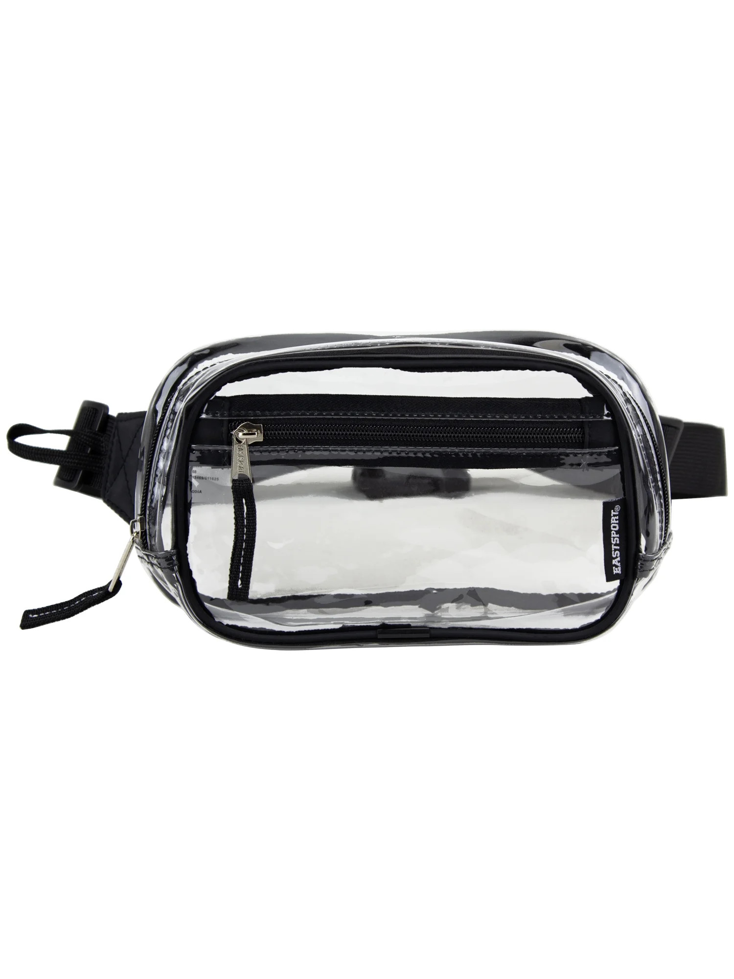 Eastsport Unisex Clear Stadium Approved Crossbody Media Bag, Black Trim | Walmart (US)