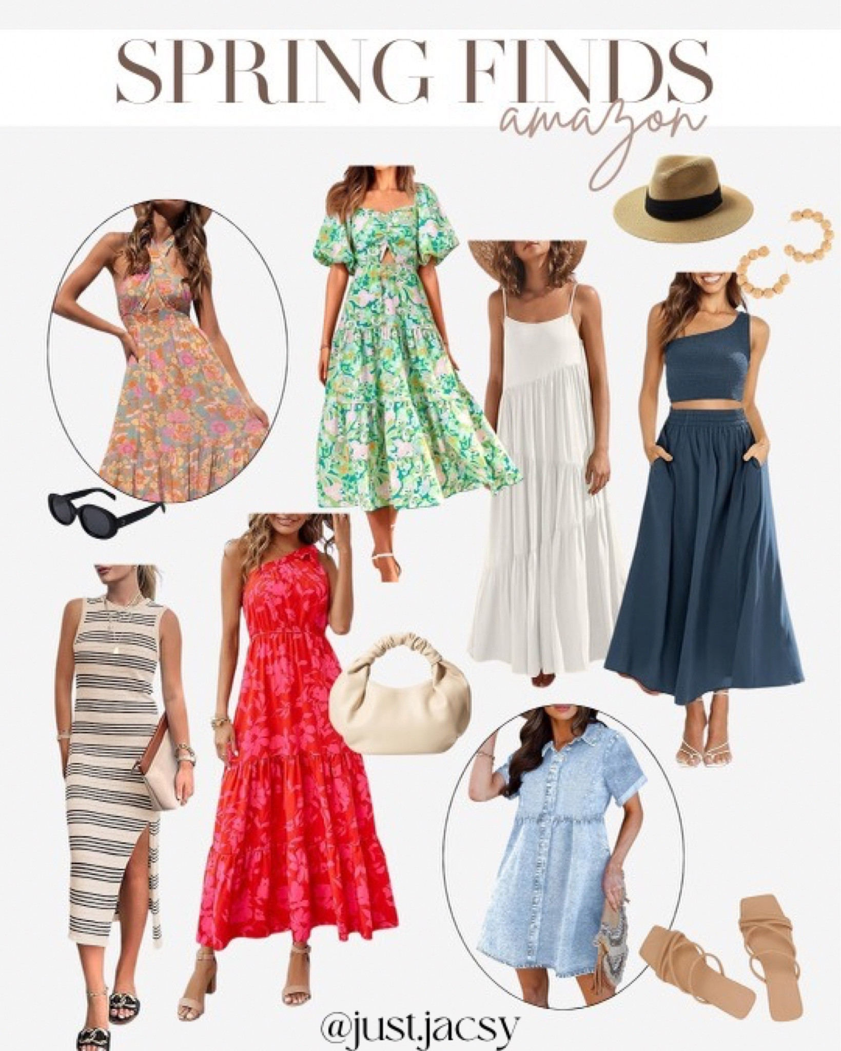 Amazon Spring finds
spring dresses, vacation outfit, resort wear, date night outfit, summer dress, spring dress, Easter dress, Mother’s Day dress, wedding guest dress, affordable style, neutral style, looks, sunglasses, hat, sandals

#LTKSeasonal #LTKtravel #LTKsalealert
