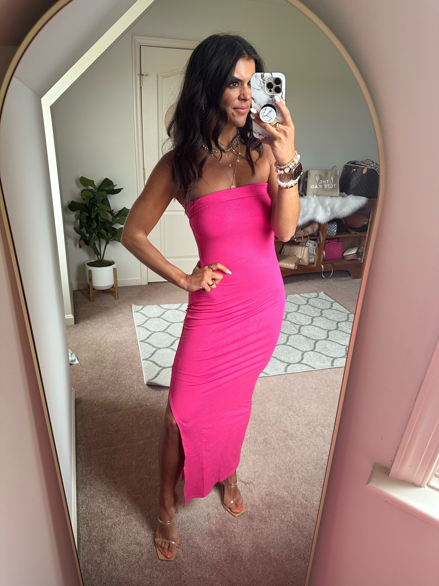 The Amazon dress is so good! There’s currently a 50% off coupon and a promo code on the listing making it $15! I’m in size small

#LTKsalealert #LTKfindsunder100 #LTKSeasonal