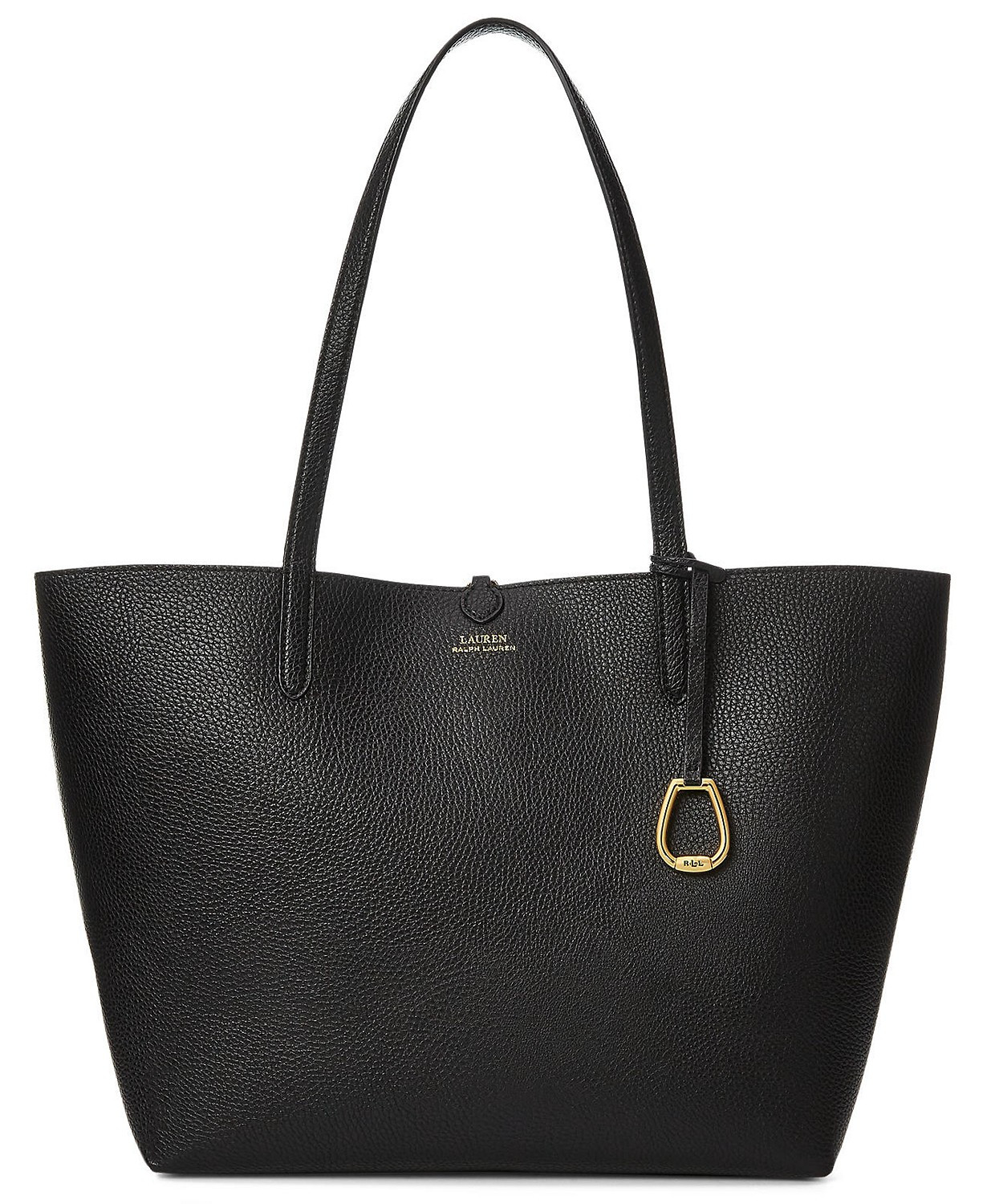 Lauren Ralph Lauren Pebble Reversible Tote & Reviews - Handbags & Accessories - Macy's | Macys (US)