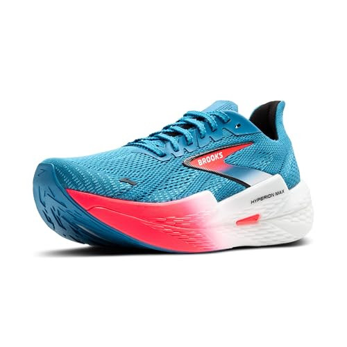Brooks Women’s Hyperion Max 2 Neutral Running Shoe - Crystal Seas/Diva Pink/Black - 8 Medium | Amazon (US)
