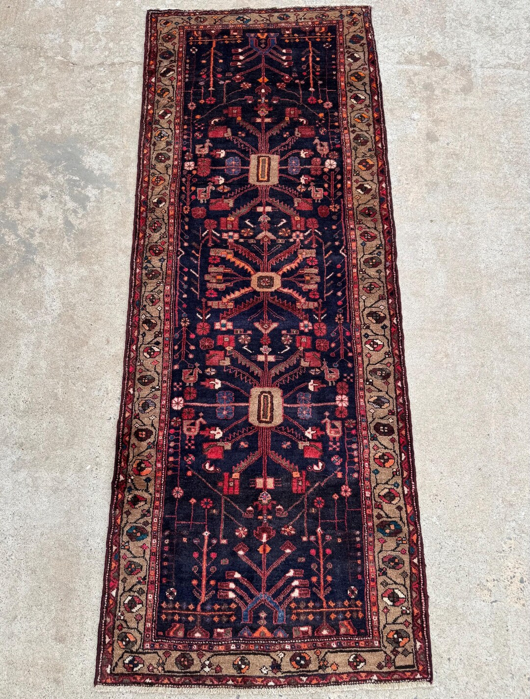 Evan - 3x10 Vintage Persian Wool Runner - Etsy | Etsy (US)