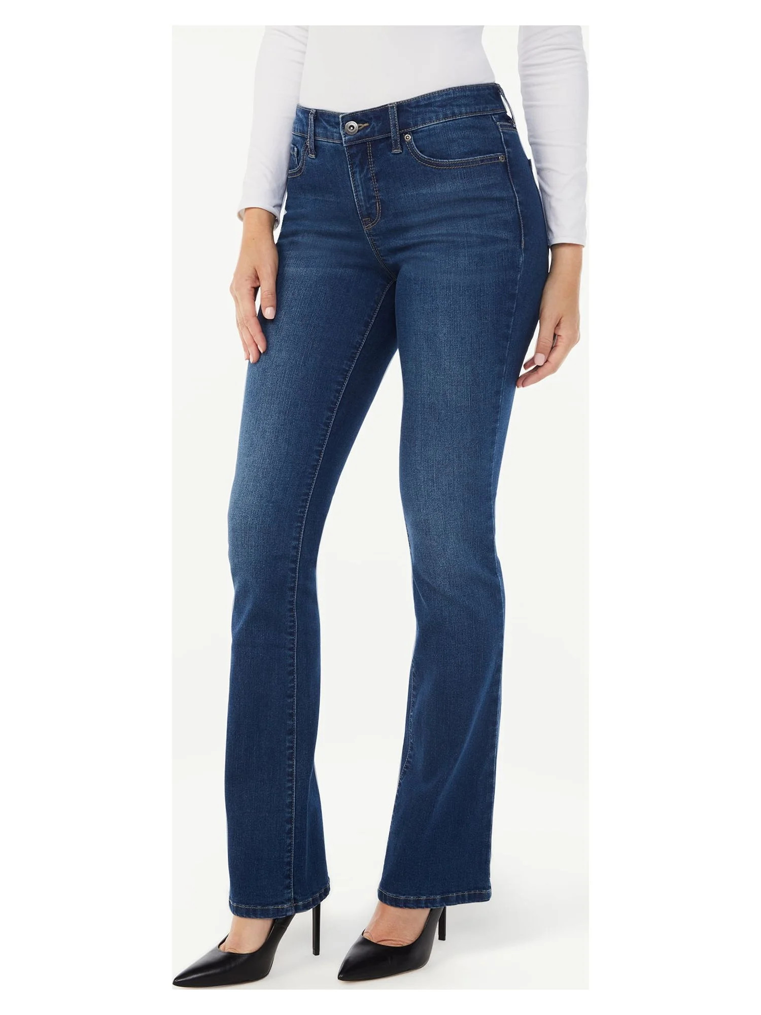Sofia Jeans Women's Marisol Bootcut Mid Rise Jeans | Walmart (US)