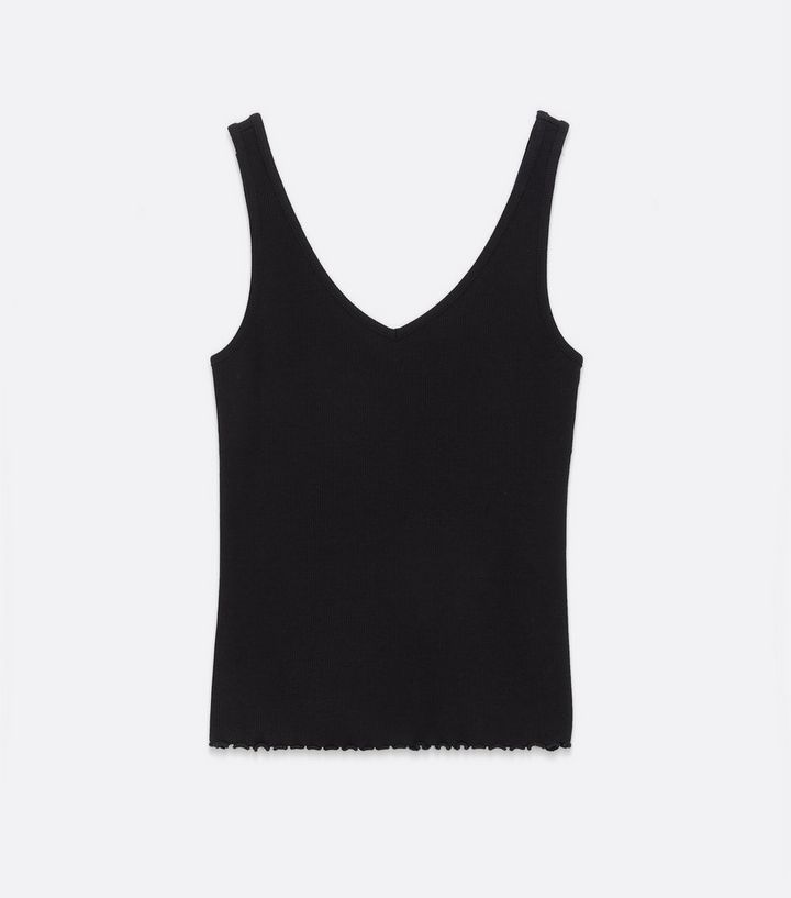 Black Jersey V Neck and Back Vest
						
						Add to Saved Items
						Remove from Saved Items | New Look (UK)