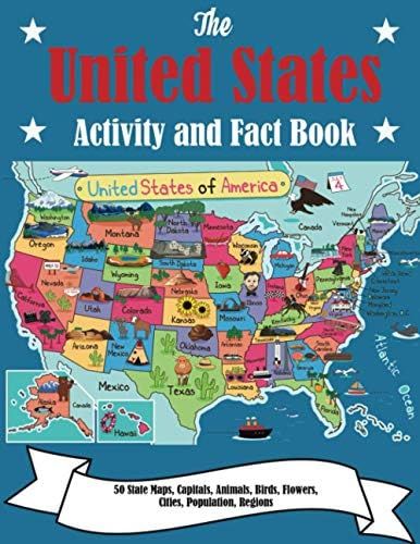 The United States Activity and Fact Book: 50 State Maps, Capitals, Animals, Birds, Flowers, Mottos,  | Amazon (US)