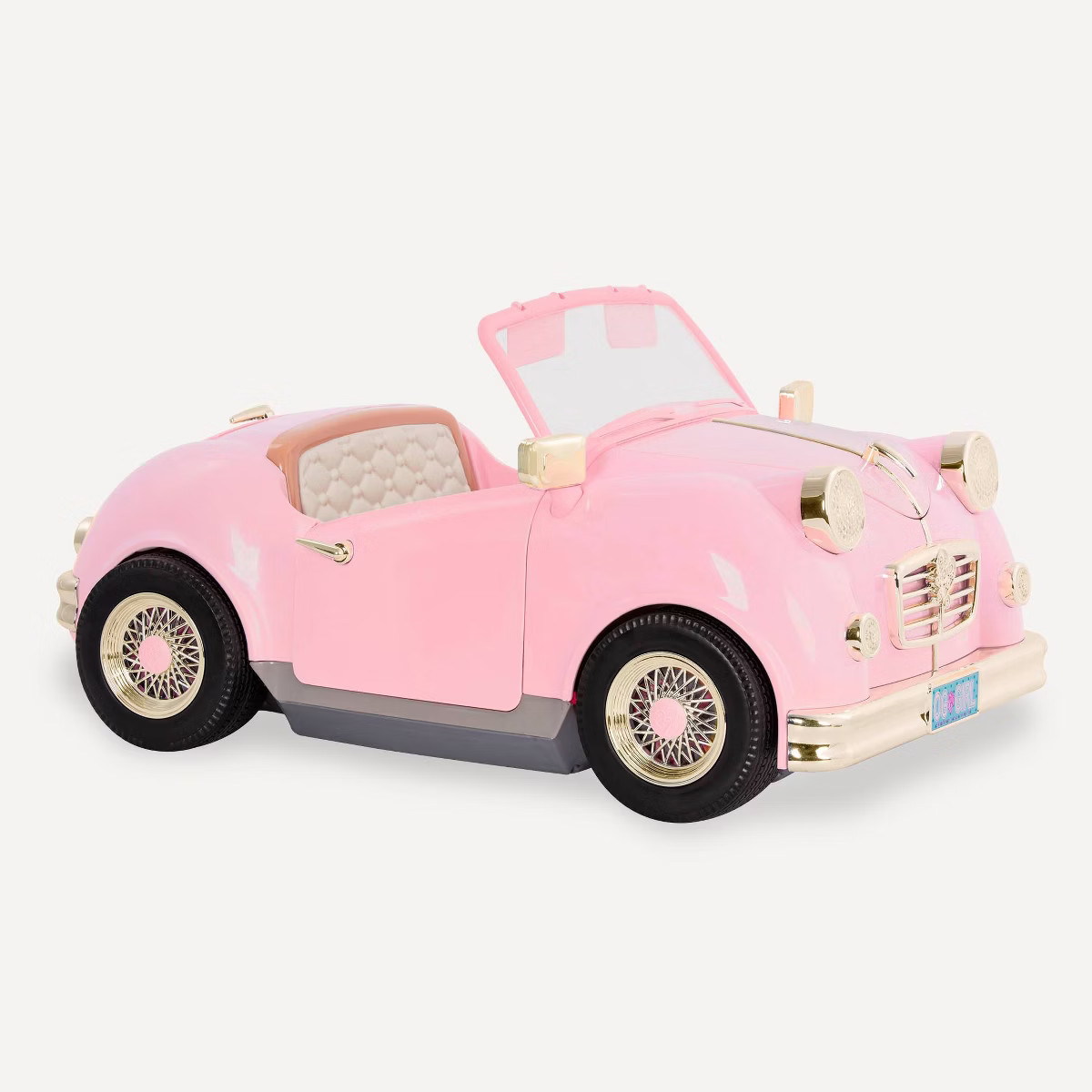 Our Generation In the Driver Seat Cruiser - Pink Convertible for 18" Dolls: Retro Doll Accessorie... | Target