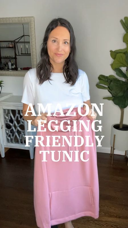 Amazon casual outfit | winter outfit | tunic top | fleece lined leggings | petite friendly 

Small in tunic and layering tee, S/M in leggings  

#LTKstyletip #LTKsalealert #LTKfindsunder50