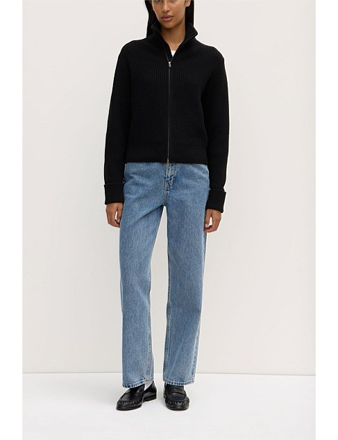 Assembly Label Annisha Zip Knit Black | David Jones | David Jones (Australia & New Zealand)