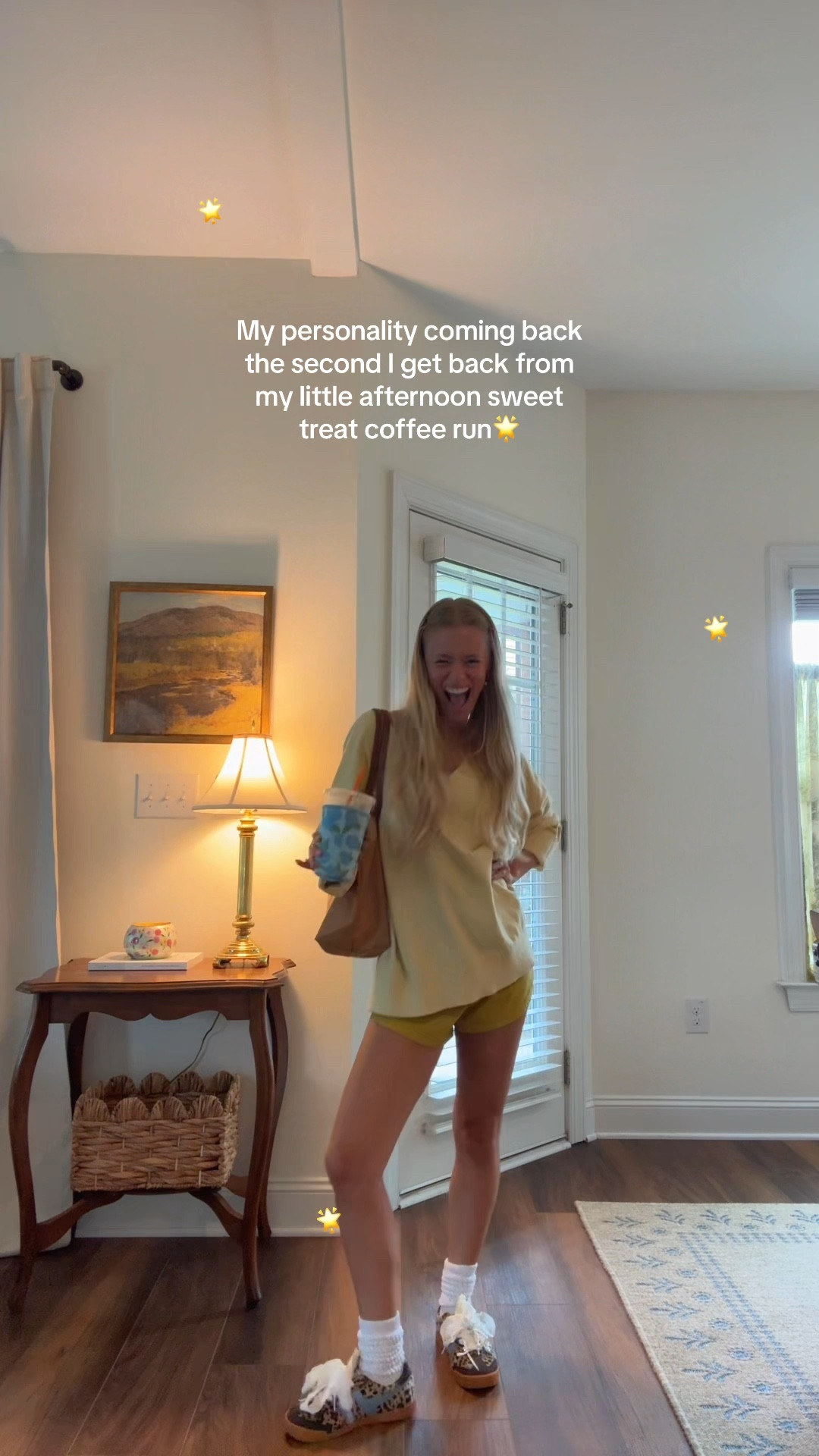 comfy and cozy for an @ home work day!!! these sneakers are my fav thing ever and I loveee adding the cutie shoe charms and laces!!! 