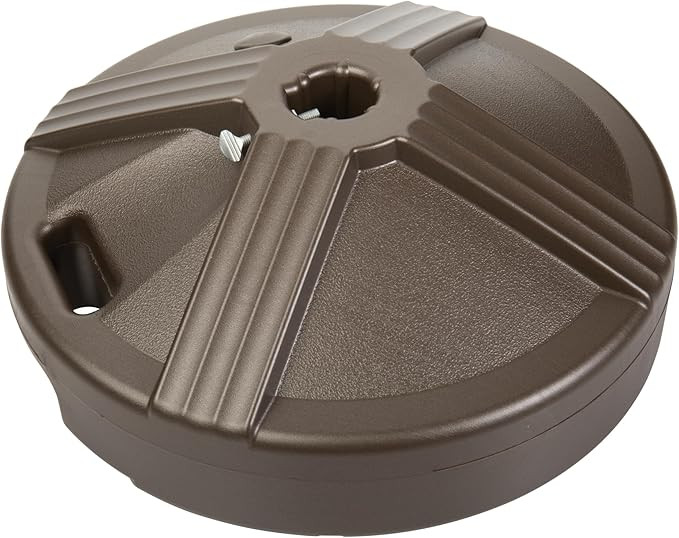 US Weight Durable Fillable Umbrella Base for Patio Table - 50 Pound Capacity Heavy Duty Adjustabl... | Amazon (US)