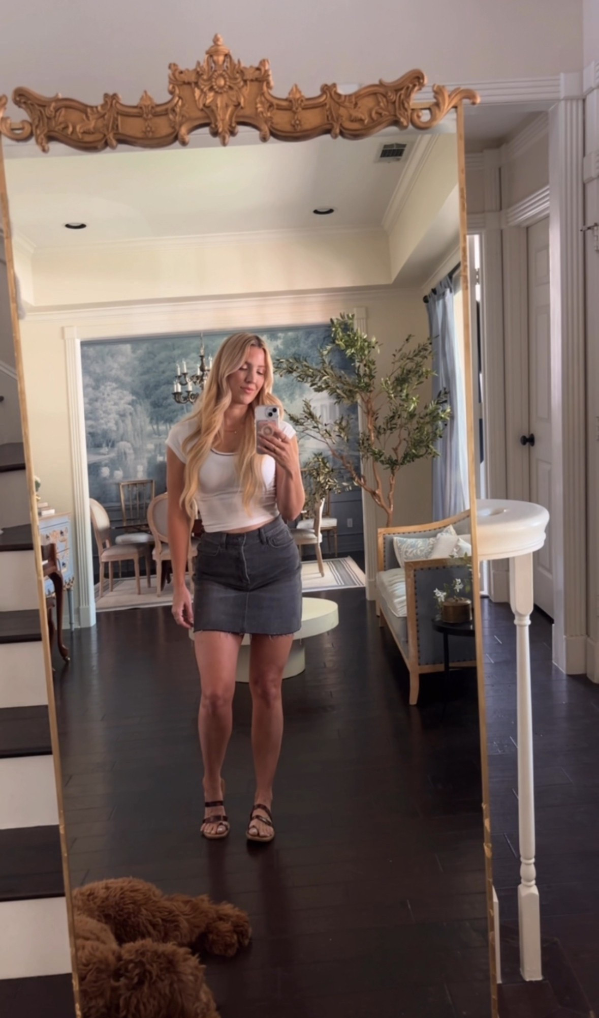 Summer basics I’ll be living in, this fitted tee + denim mini combo is my go-to for casual days.

#LTKFindsUnder50 #LTKFindsUnder100 #LTKSaleAlert