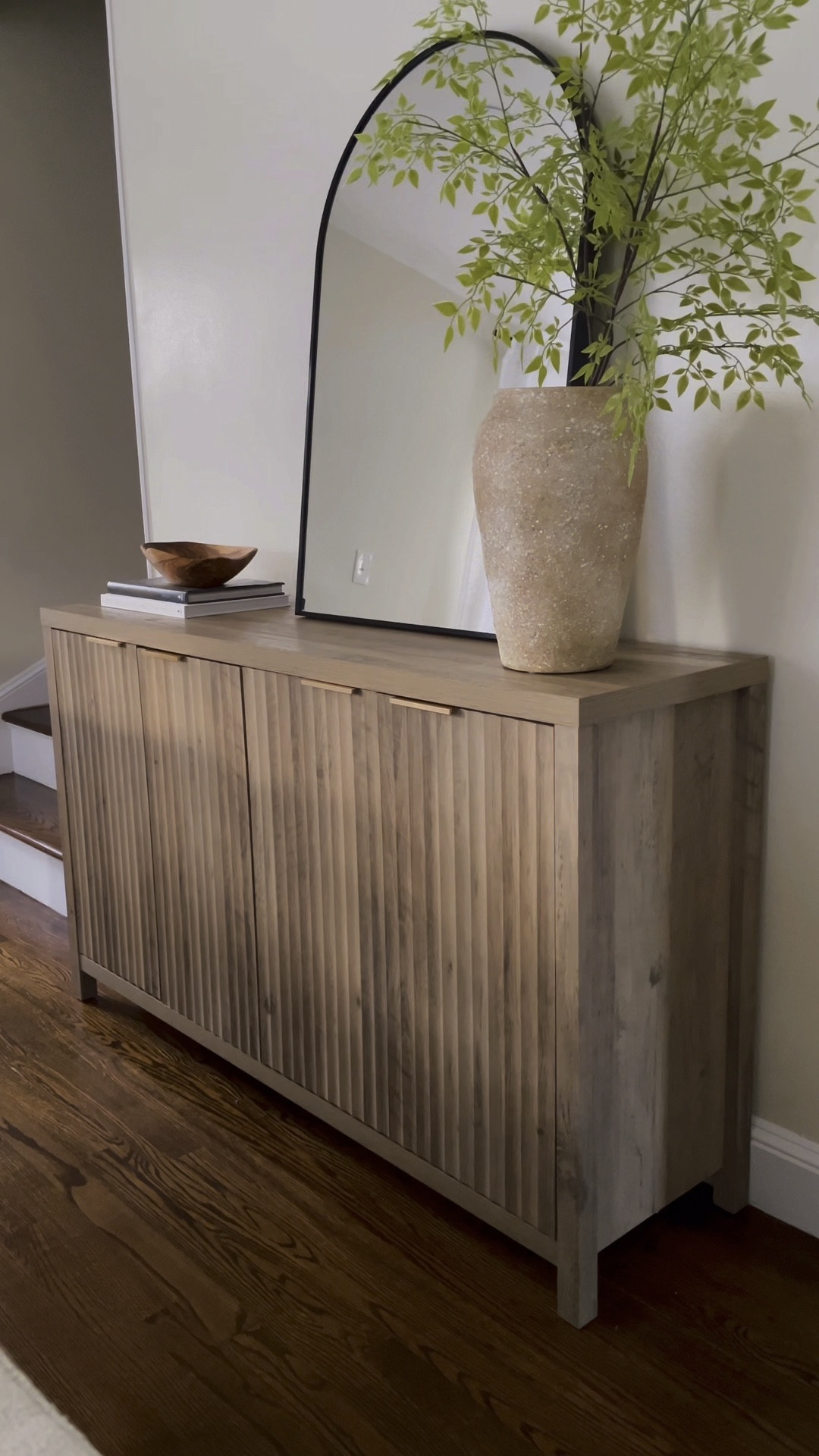 I love how this blank wall became such a beautiful landing space!
   
Linked as much as I could!
  
Bowl and books are from TJ Maxx but I linked similar!
Vase is Pottery Barn, but I found vases that are half the price of what I paid for this one 2 years ago!

#LTKSaleAlert #LTKStyleTip #LTKHome