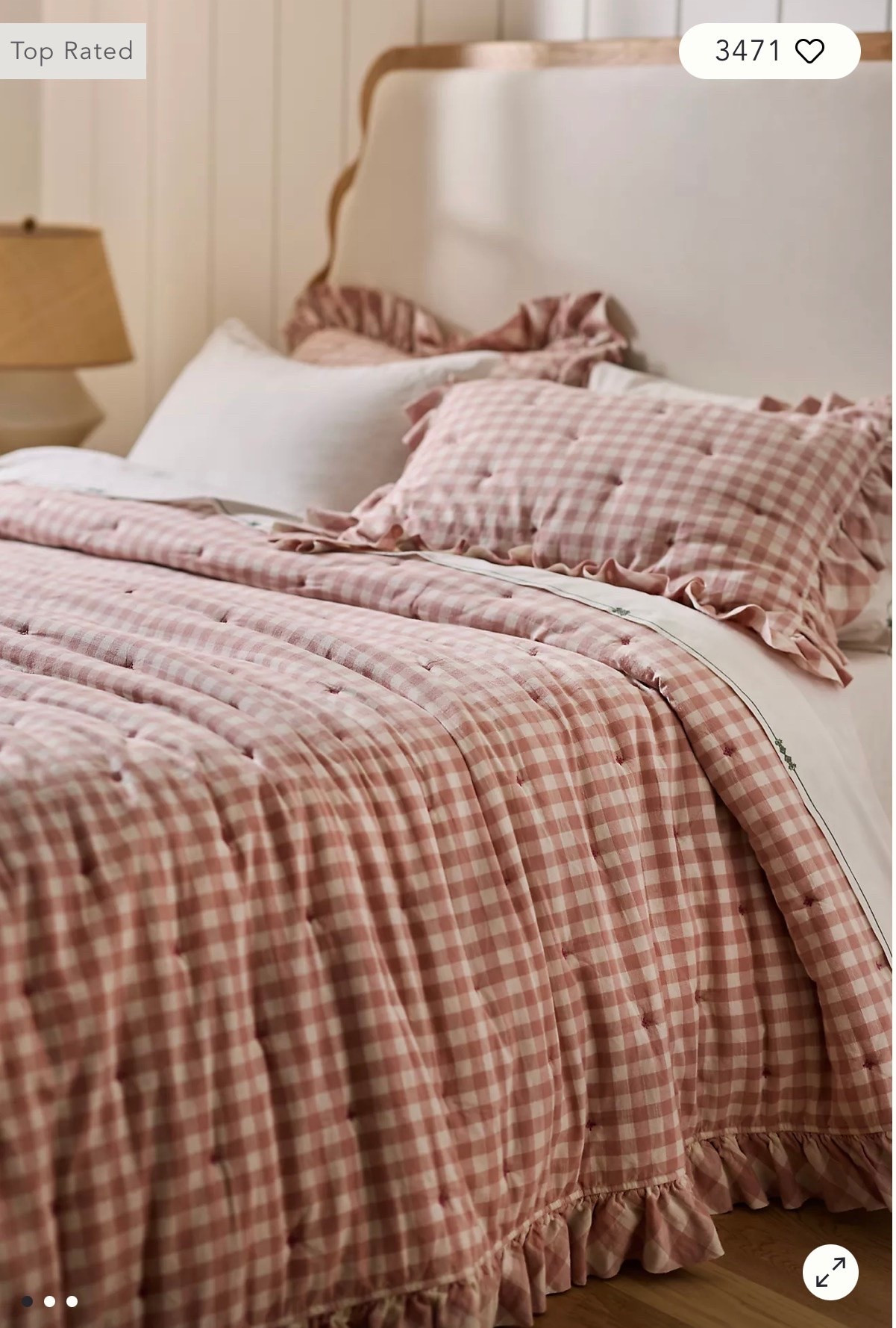 New pink gingham bedding 💫

#LTKHome #LTKSeasonal #LTKKids
